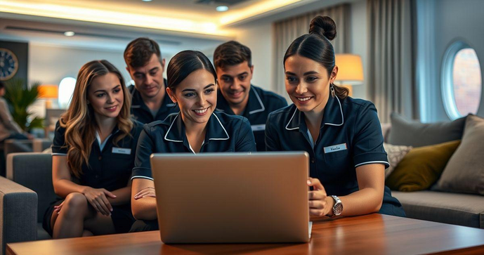 Curso de comissário de voo a distância transforma sua carreira na aviação Curso de comissário de voo a distância transforma sua carreira na aviação