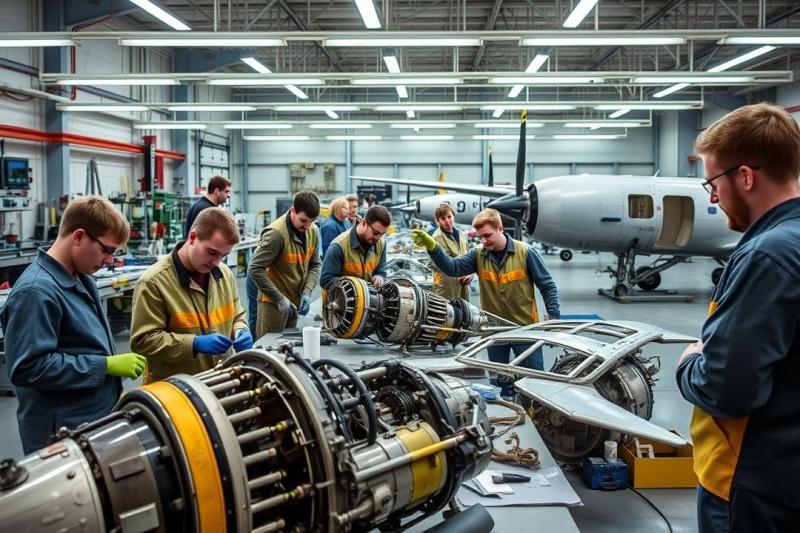 Curso de mecânica de avião: Aprenda a Conduzir sua Carreira na Aviação