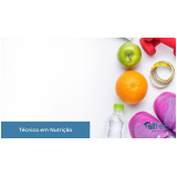 curso de técnico em nutrição e dietética Jardim Nossa Senhora do Carmo