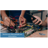 curso técnico em manutenção e suporte em informática online valor Chácara ST Antônio