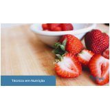 curso técnico nutricionista Jardim São Gabriel