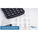 onde fazer curso técnico em contabilidade a distância Jardim Aricanduva