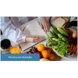 onde fazer técnico em nutrição Vila Mascote