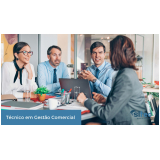 preço de curso técnico de gestão comercial Brás
