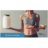técnico em nutrição e dietética a distância inscrição Sergipe