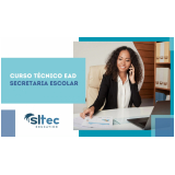 valor de curso técnico de secretaria escolar online reconhecido pelo mec Goiânia