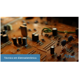 valor de curso técnico em eletroeletrônica Chácara Santo Antônio